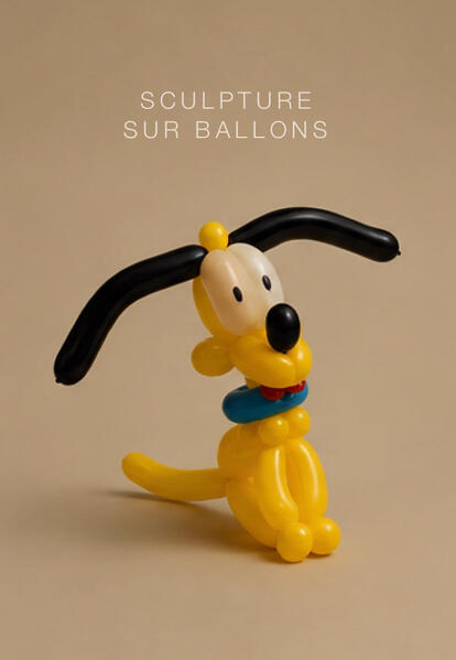 visuel de noël avec les sculpture de monsieur fred pour vos animations