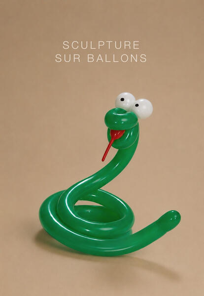 visuel de noël avec les sculpture de monsieur fred pour vos animations
