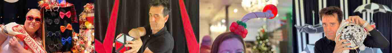 Spectacles arbres de Noël - Magie, spectacles, enfants Pour mairies, centres de loisirs, médiathèques/bibliothèques, écoles, comités des fêtes, communautés de communes, seniors/CCAS, entreprises. Monsieur Fred et Aurore la comédienne sur scène captivant enfants et familles avec des numéros de magie et d’animation interactifs dans les hauts-de-france et normandie