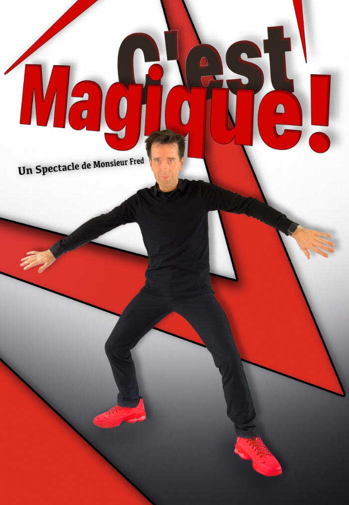 TactiOptik Affiche de spectacle de magie destiné aux enfants, familles et centres de loisirs