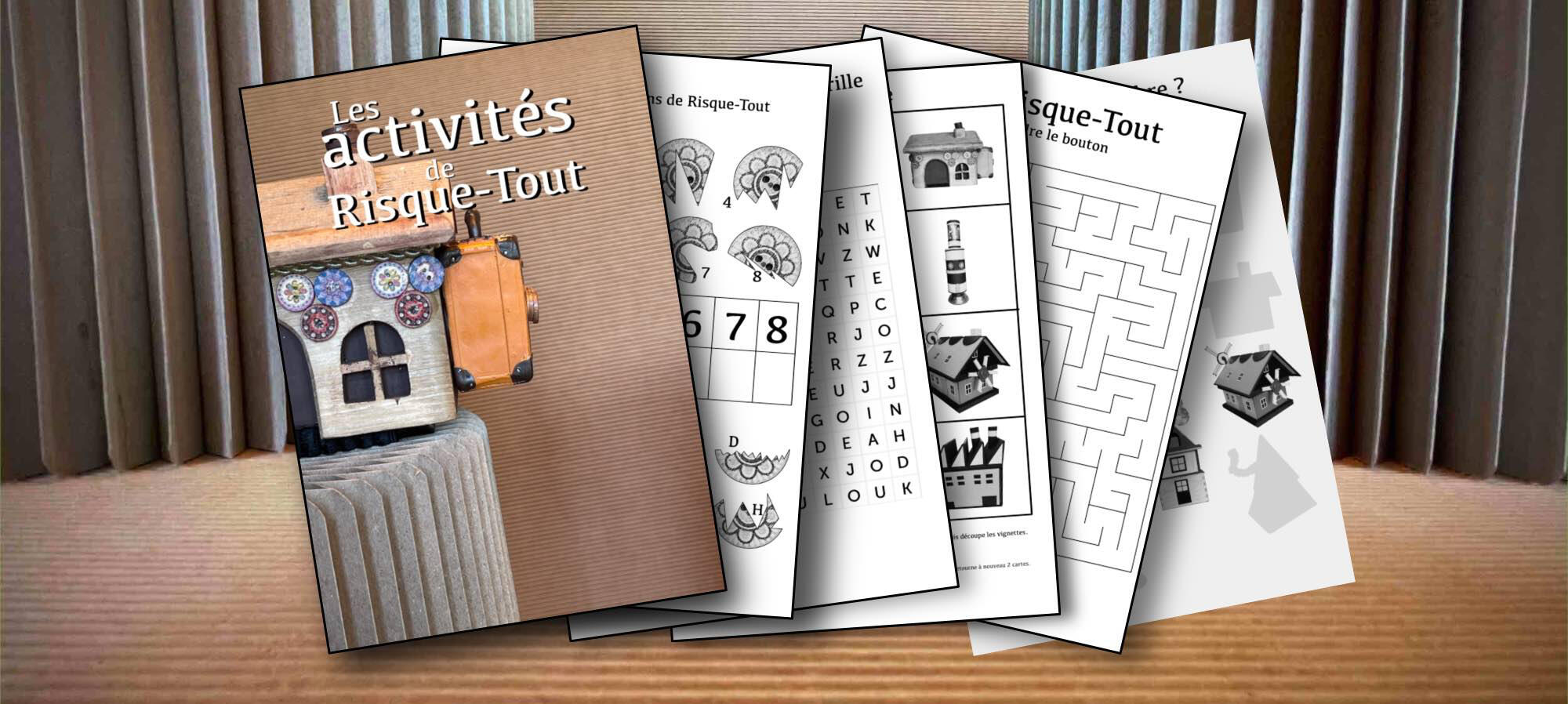 Risque-Tout Ressource pédagogique : activité en ligne sur l’univers de Risque-Tout à faire après le spectacle de noël.